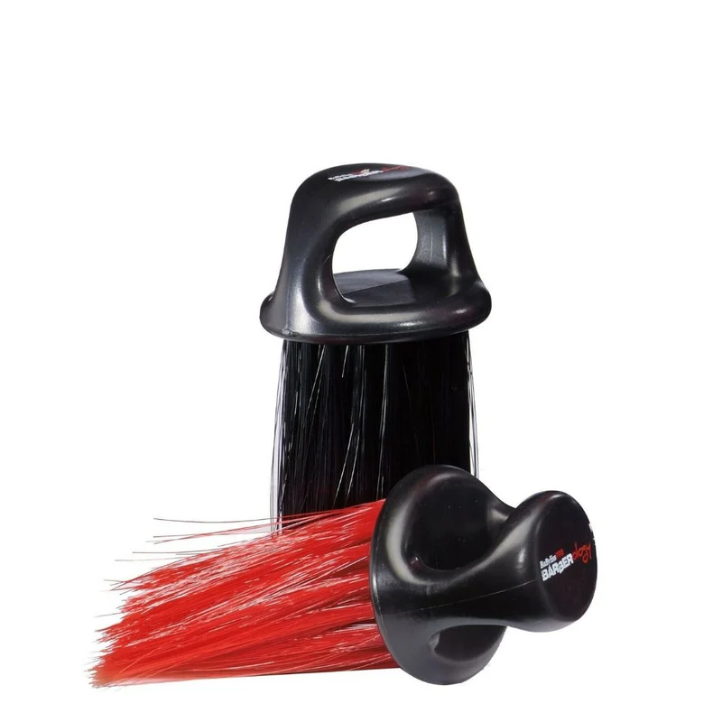 Brosse à anse pour le cou "Barberology Neck Duster Knuckle" - Rouge