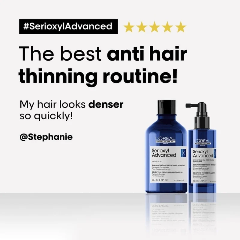 Shampoing densifiant "Serie Expert Serioxyl Advanced" - Pour cheveux clairsemés