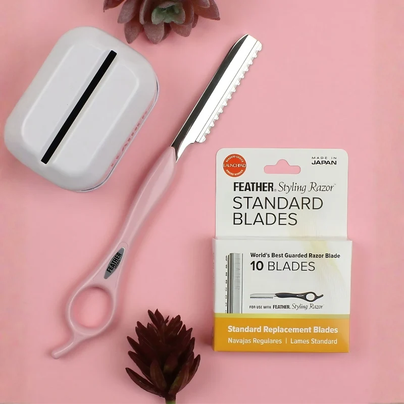 Lames de remplacement "Feather Standard Blades" - Pour les razoir Feather (Paquet de 10)