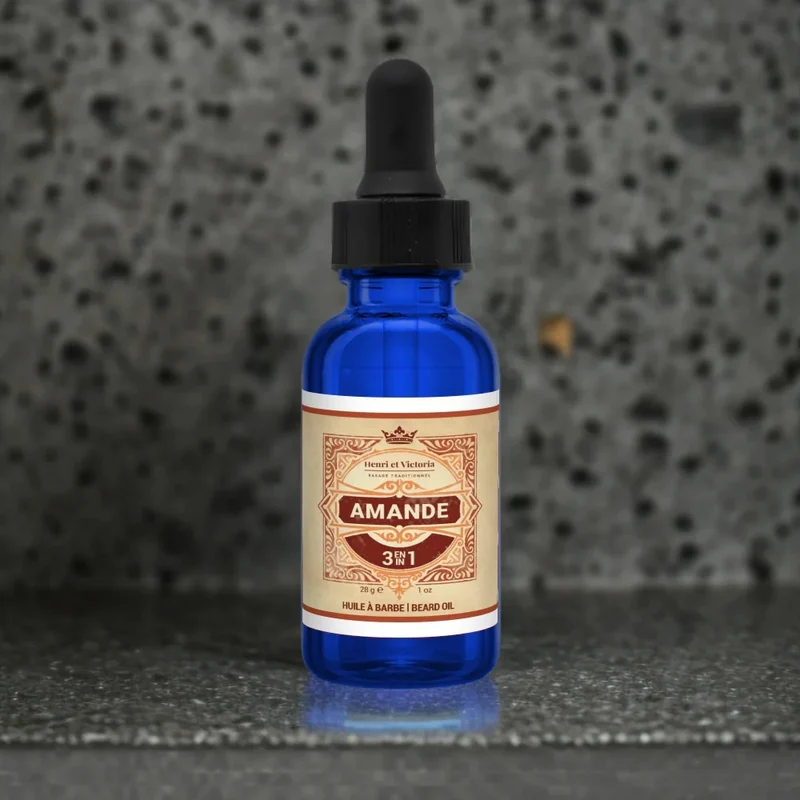 Huile à barbe 3 en 1 "Amande" (28g/1.0oz)