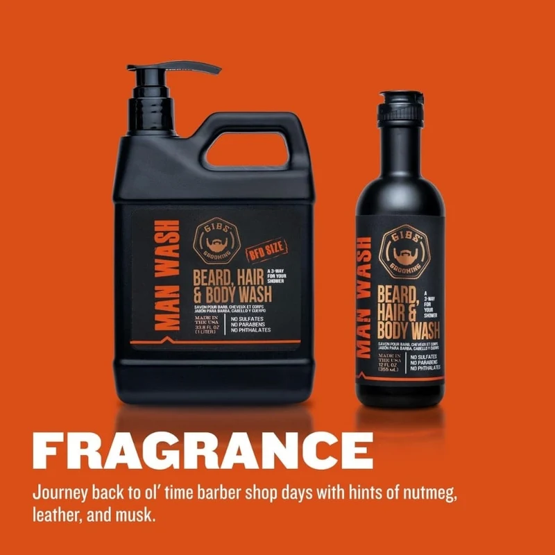 Savon à barbe, cheveux et corps "Man Wash BHB"