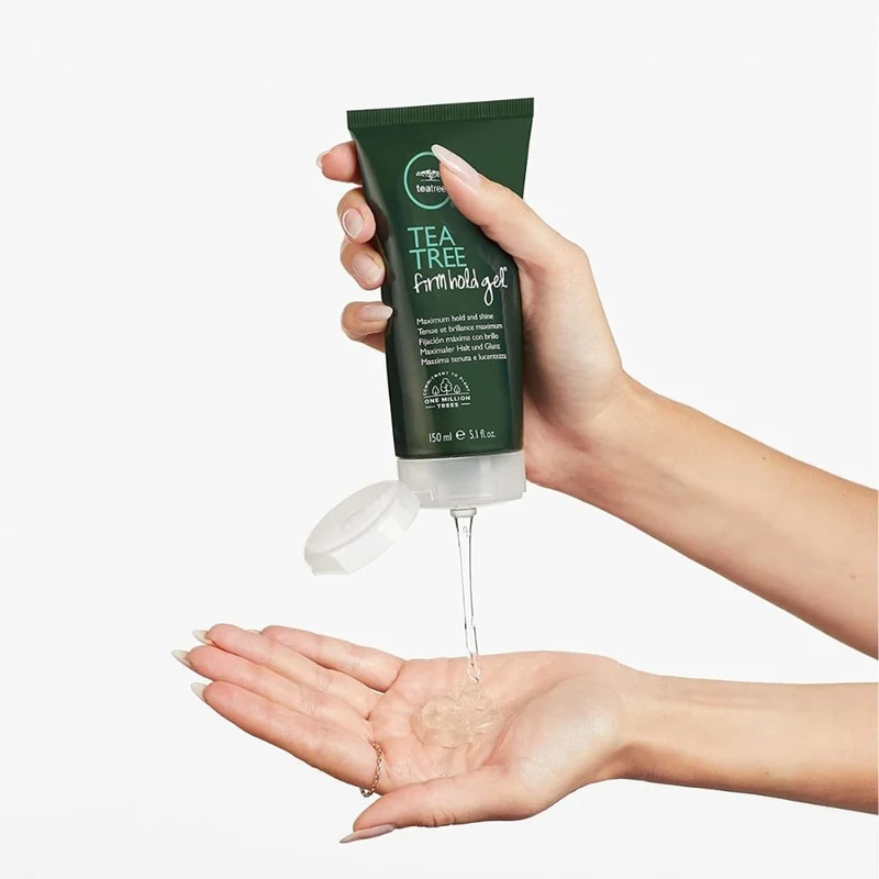 Gel coiffant "Tea Tree Firm Hold Gel" - Tenue et brillance maximum