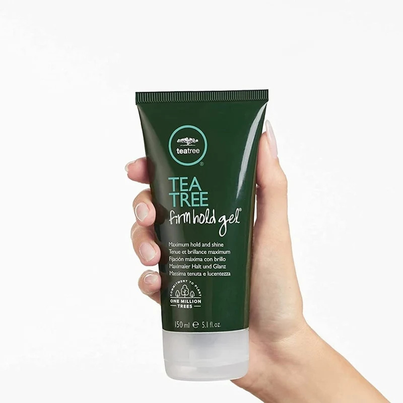 Gel coiffant "Tea Tree Firm Hold Gel" - Tenue et brillance maximum