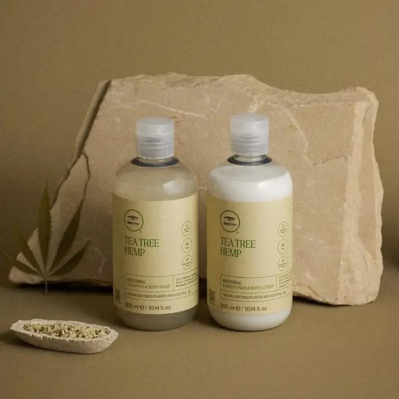 Revitalisant et lotion pour le corps "Tea Tree Hemp Restoring" - Hydratation 2 en 1