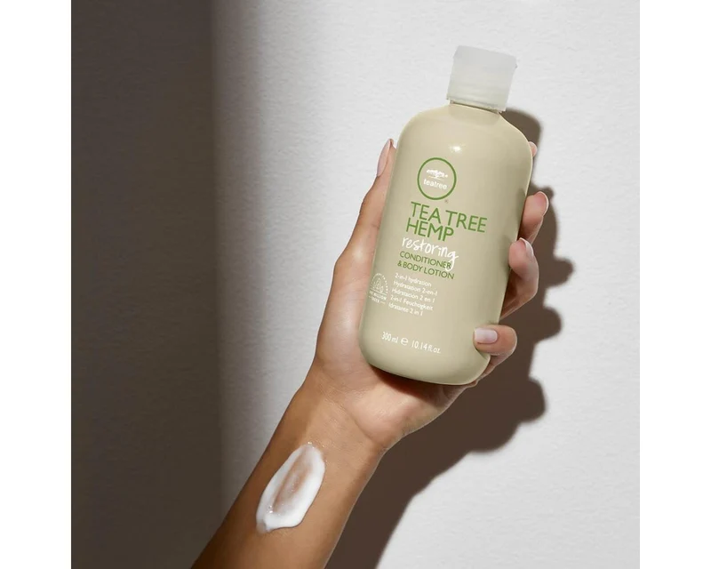 Revitalisant et lotion pour le corps "Tea Tree Hemp Restoring" - Hydratation 2 en 1