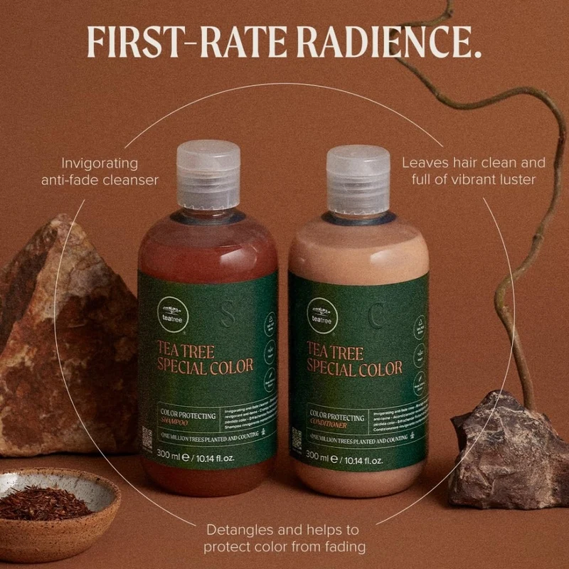 Revitalisant couleur "Tea Tree Special Color" - Rinçage revigorant anti-terne