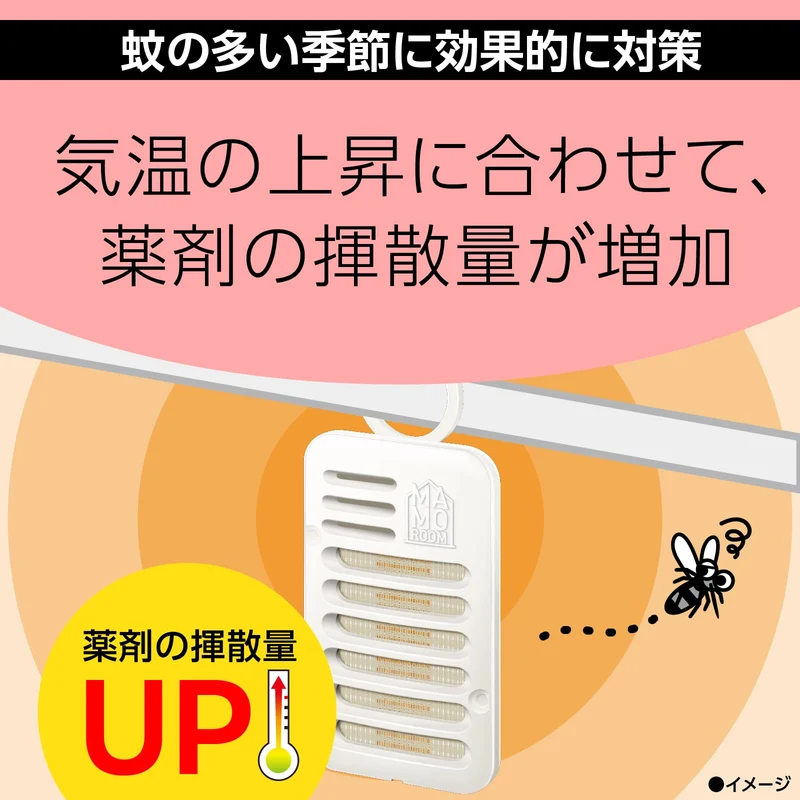Earth Mamoru-Mu Hanging Mosquito Repellent Plate 1-Year Outdoor Use