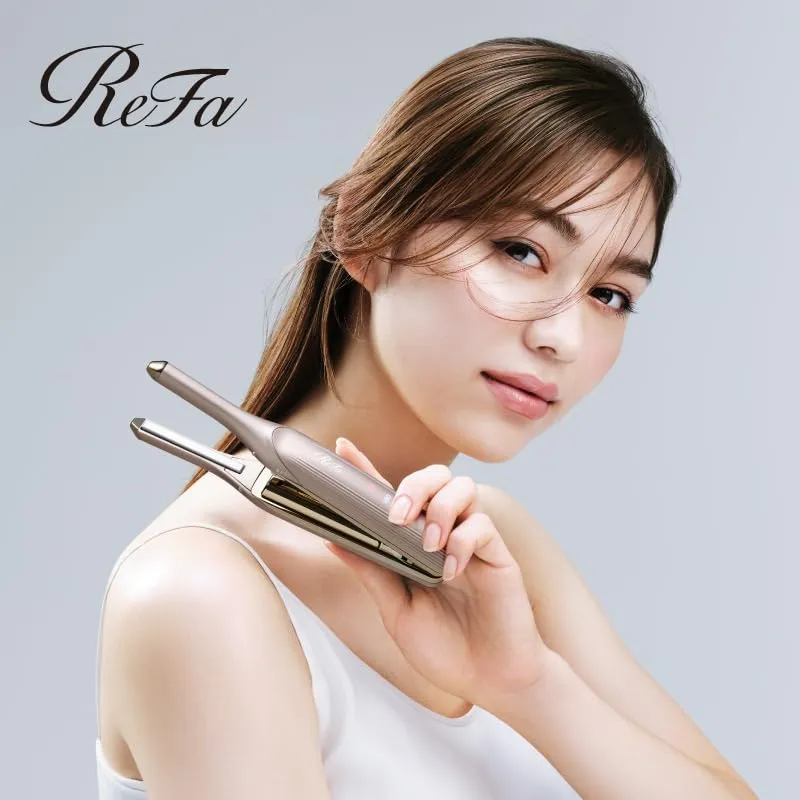 ReFa Finger Iron ST 6 Mini Cordless Hair Straightener (Champagne Gold) RE-BL-04A USB