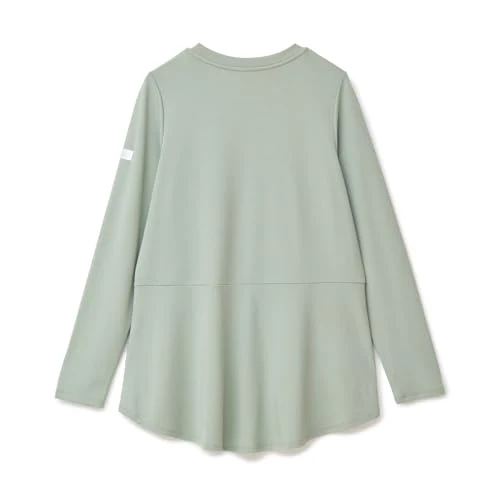 ReFa VitalTech Moist Smooth Long-Sleeve Pullover Top Green SS