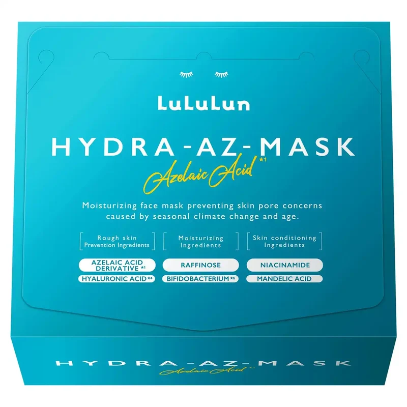 Lululun Hydra Az Mask 28 Sheets Large Capacity Face Pack for Hydration