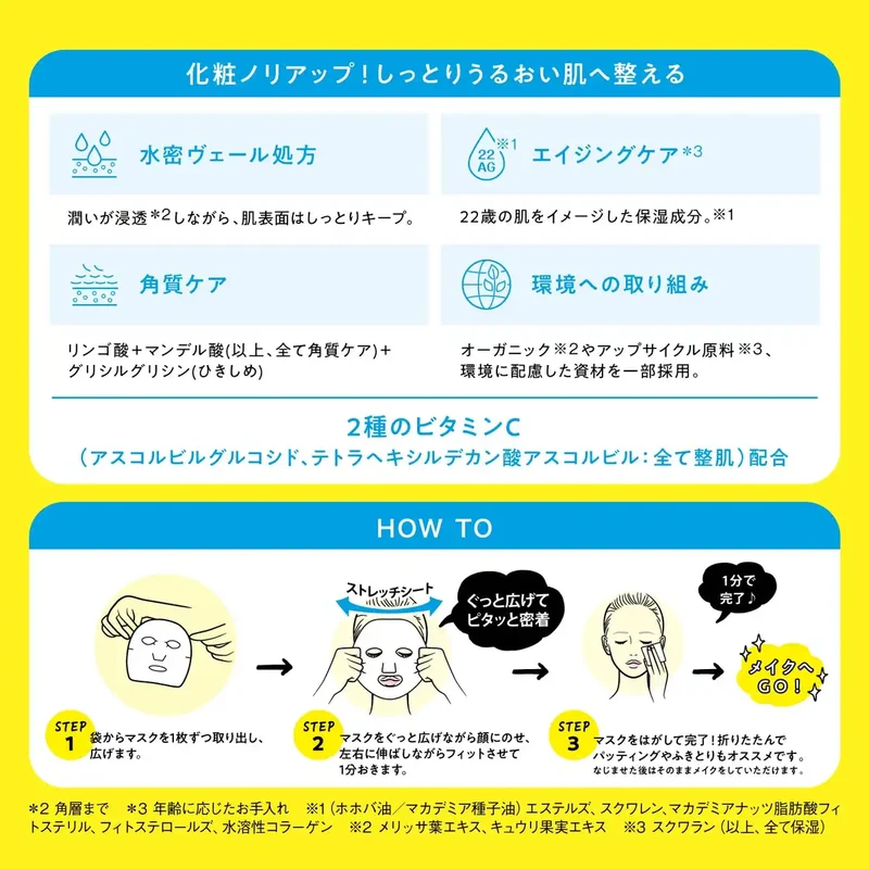 Saborino Eyes Up Sheet N 7-Pack: Refreshing Eye Masks for Tired Eyes