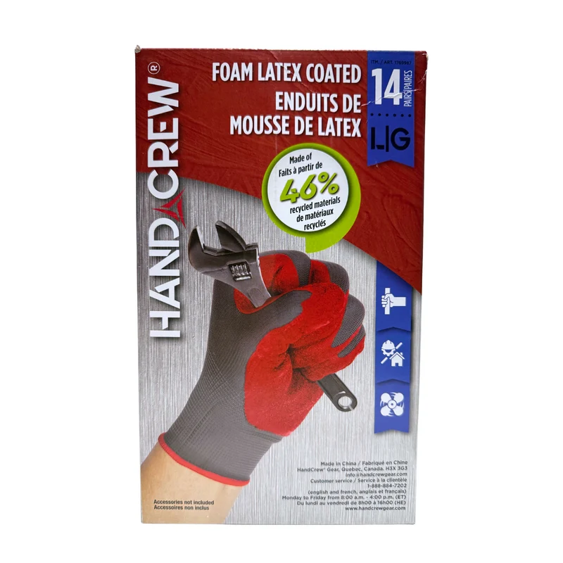 HANDCREW - Paquet de 14 Paires de Gants de Travail