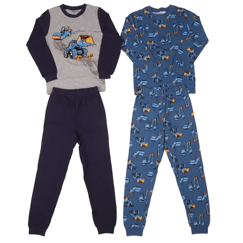PEKKLE - Ensemble Pyjama 4 Pièces pour Garçon