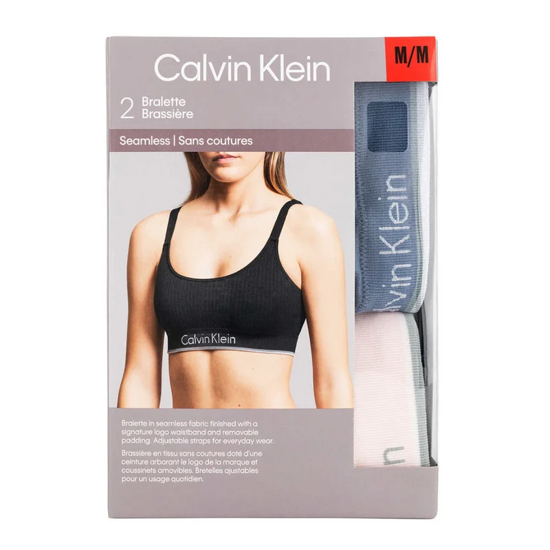 CALVIN KLEIN - Paquet de 2 Brassières Sans Couture