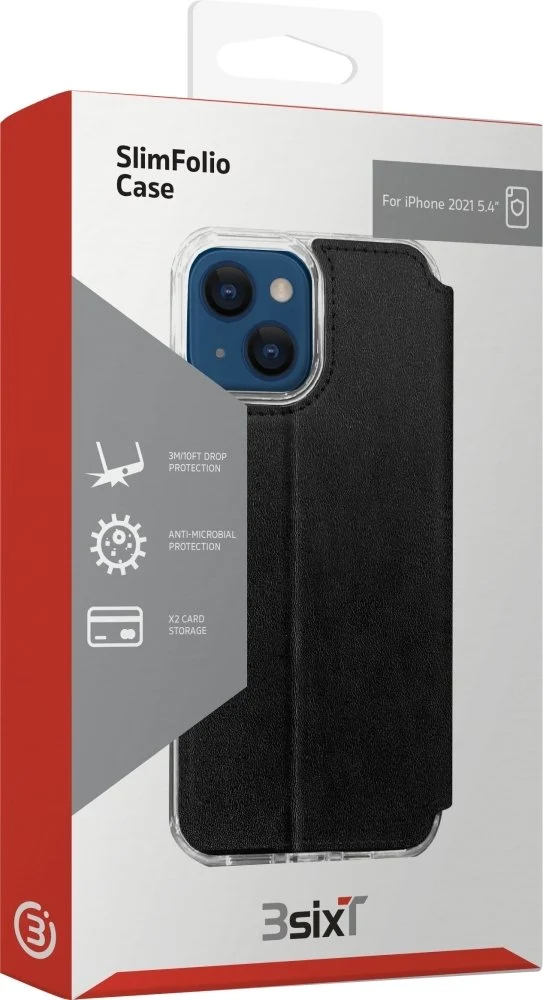 SlimFolio Case for iPhone 13 mini - Black