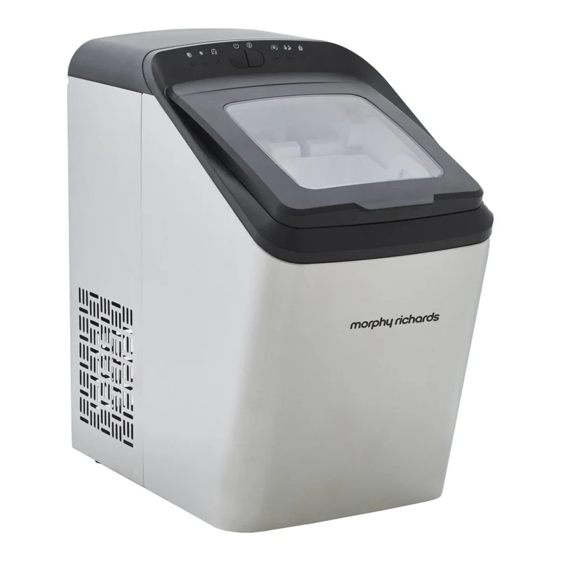 Morphy Richards Compact 15kg Stainless Steel Ice Maker Ice Cube Machine