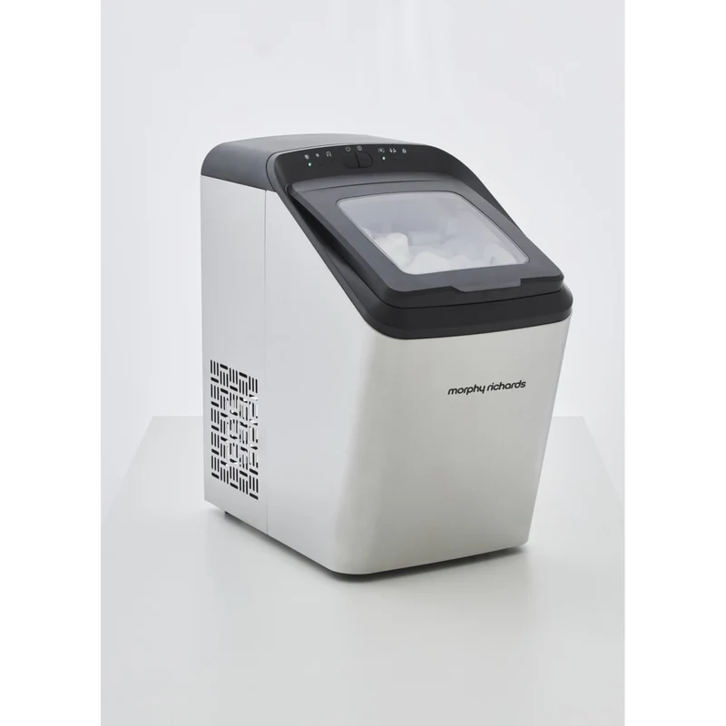 Morphy Richards Compact 15kg Stainless Steel Ice Maker Ice Cube Machine