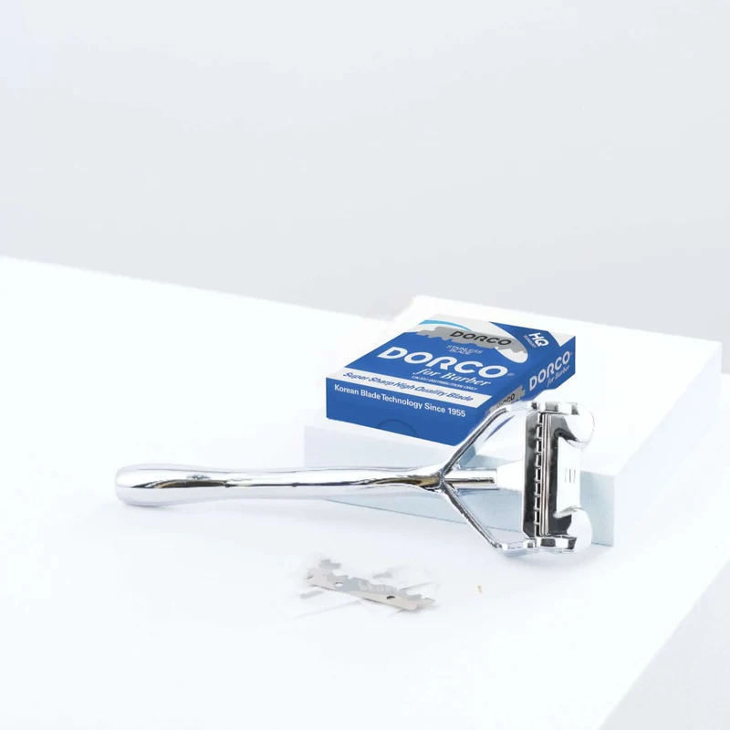 100 Rasierklingen - Dorco Blue Single Edge Halbklingen