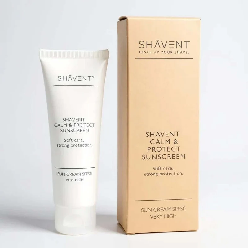 SHAVENT Calm & Protect Sunscreen - Sonnencreme für perfekt milden Schutz auch kurz nach der Rasur