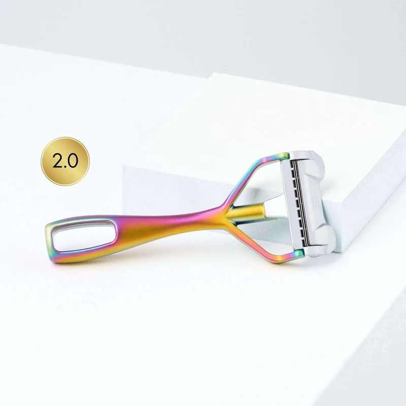 SHAVENT Compact 2.0 - Magnetic Force - handlicher Nassrasierer für Reise / Dusche