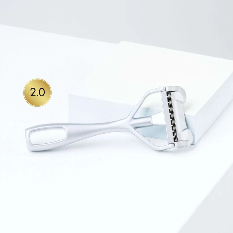 SHAVENT Compact 2.0 - Magnetic Force - handlicher Nassrasierer für Reise / Dusche