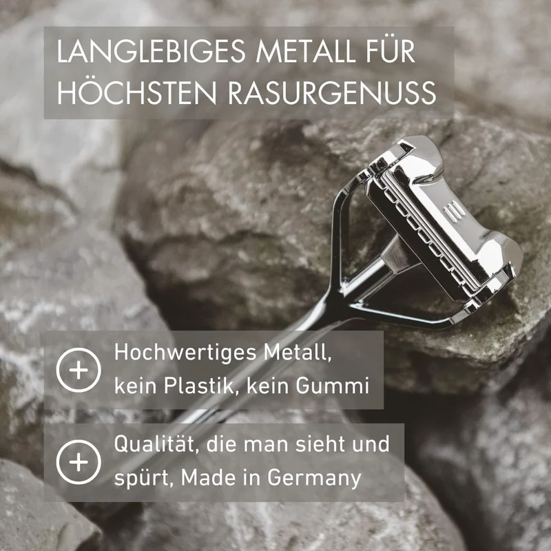Rundum-Set: SHAVENT Original 2.0 Rasierer + 100 Klingen – Das Profi-Set zum Einstieg