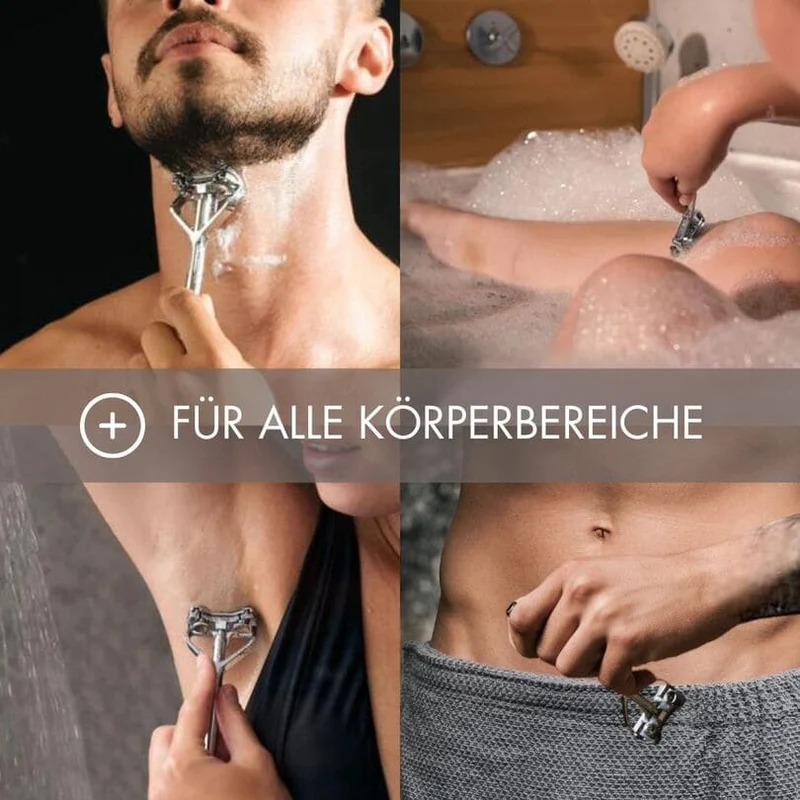 Rundum-Set: SHAVENT Original 2.0 Rasierer + 100 Klingen – Das Profi-Set zum Einstieg