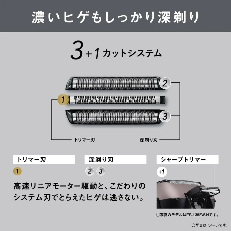Panasonic Lamdash 3 Blade ES-L322D-A Dark Navy AC100-240V