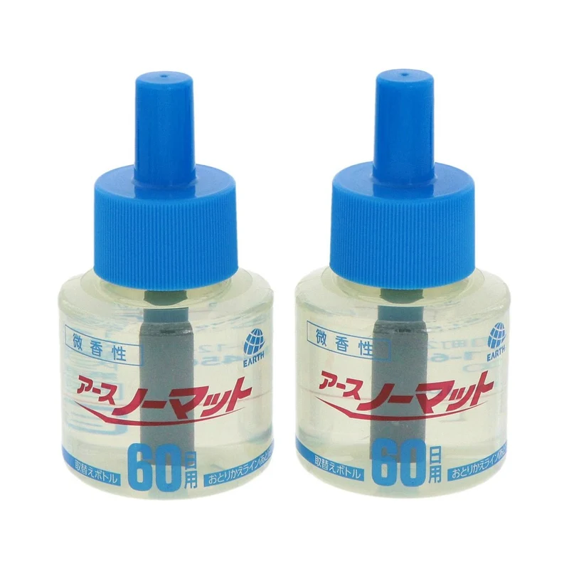 Earth No Mat Refill Bottle 60 Day Mild Fragrance 2 Bottles