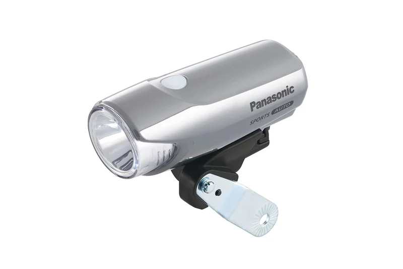 Panasonic LED Smart Bicycle Lamp Black Silver White NSKL153-S