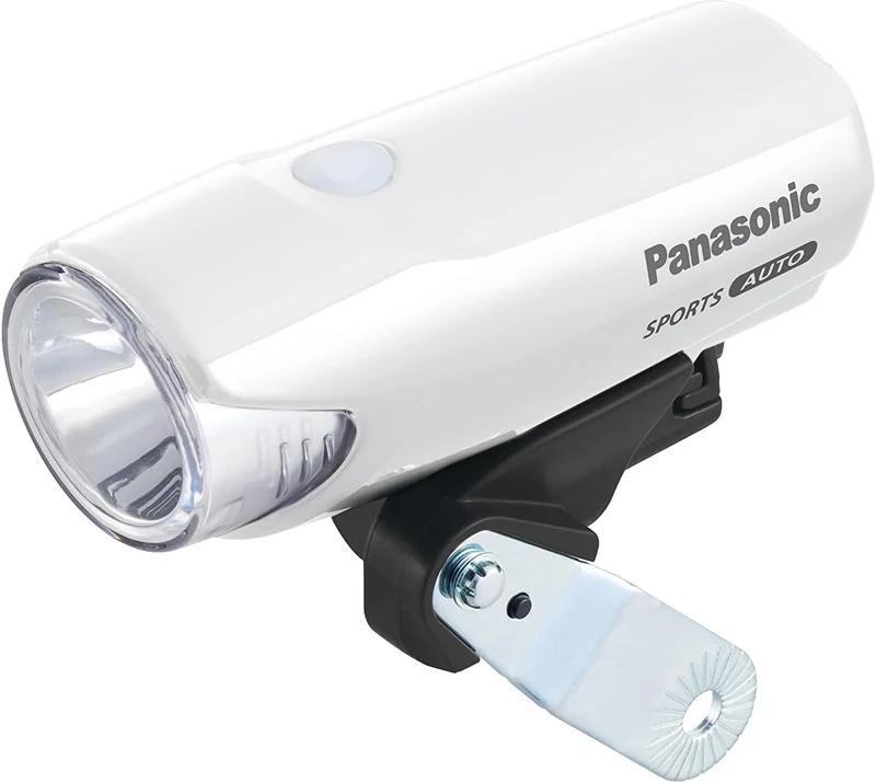 Panasonic LED Smart Bicycle Lamp Black Silver White NSKL153-S