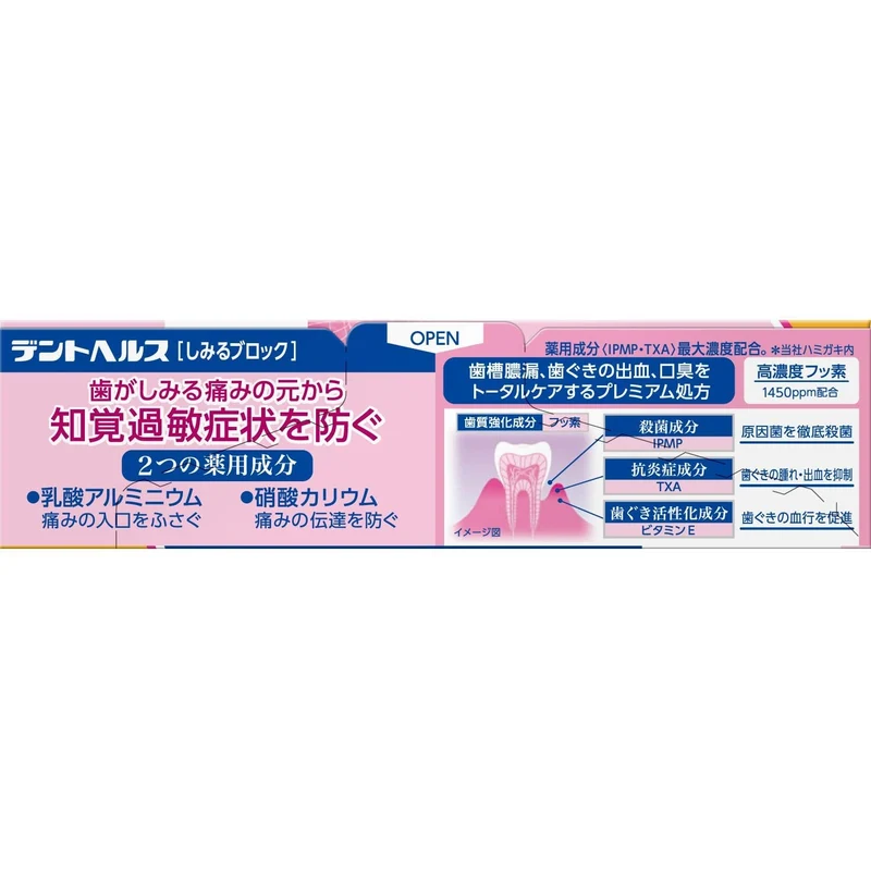 DentHealth Stinging Block Toothpaste for Dental Abscess Prevention 85g