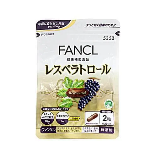 FANCL Resveratrol 30 Days 60 Capsules