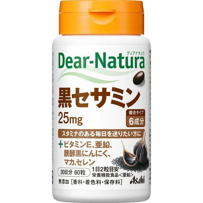 Asahi Dear-Natura Black Sesamin 60 Capsules