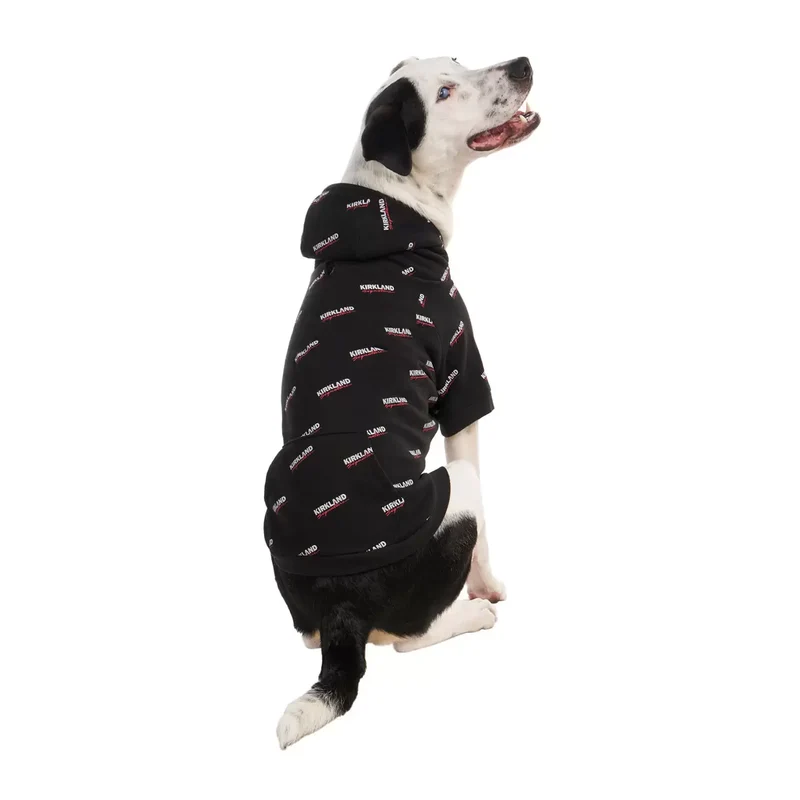 KIRKLAND SIGNATURE - Chandail à Capuchon avec Logos pour Animal de Compagnie