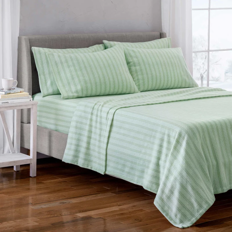 MARTHA STEWART - Ensemble de Draps en Micropolaire 6 Pièces