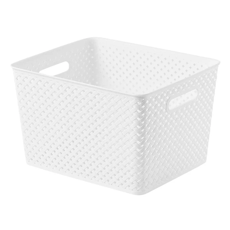 Ensemble de 4 Bacs en Tressage de Panier