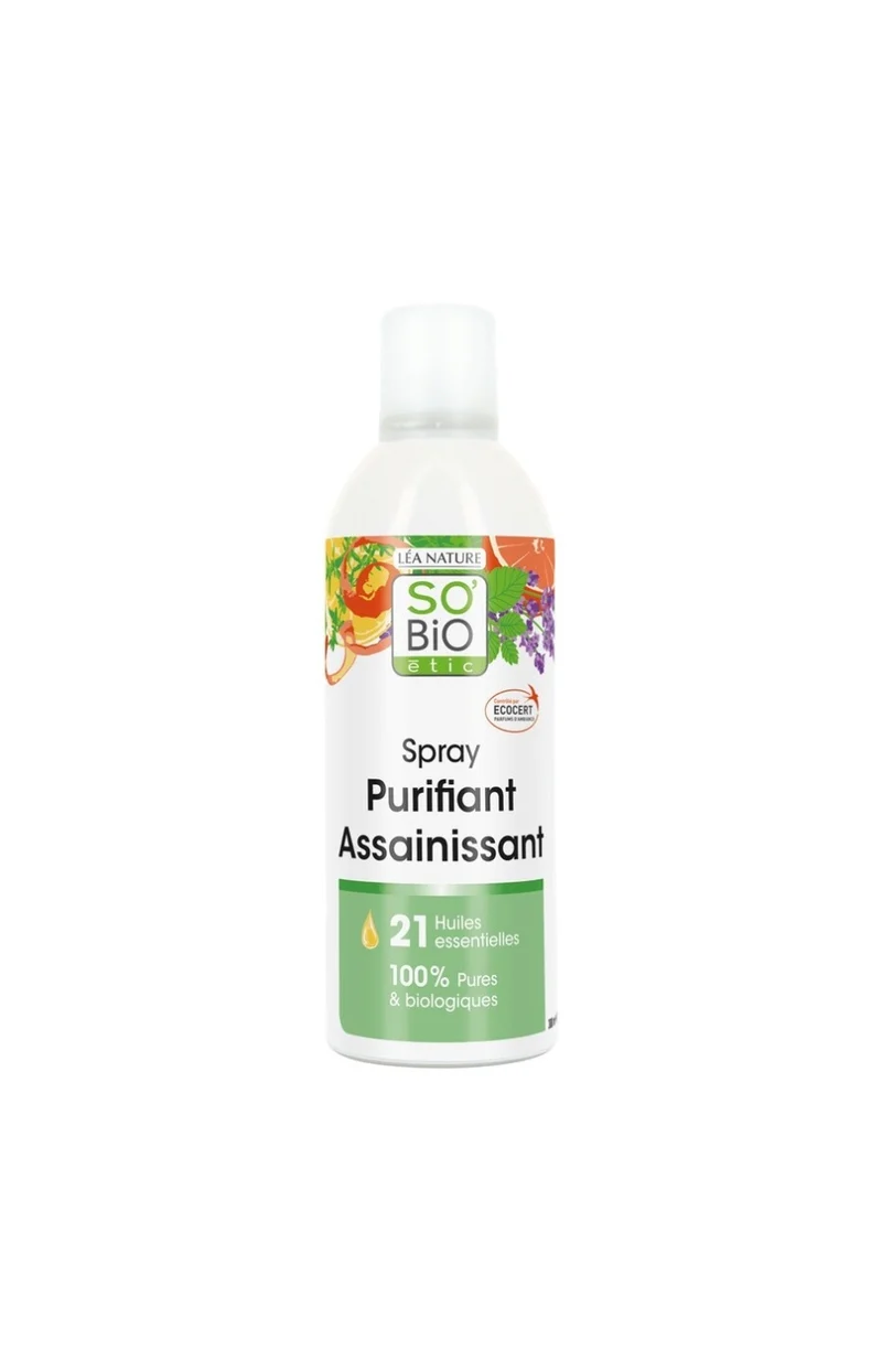 Spray purifiant assainissant - 21 huiles essentielles bio - 300 ml