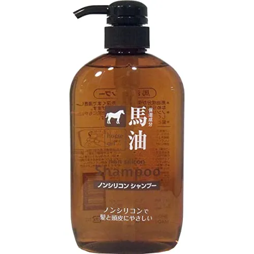 Kumano Yushi Horse Oil Shampoo 600ml