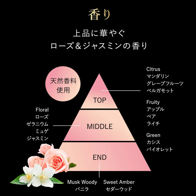 KOSE Jurème Amino Supreme Shampoo (Velvet Mellow) Moist & Smooth Body Rose & Jasmine Fragrance 500ml