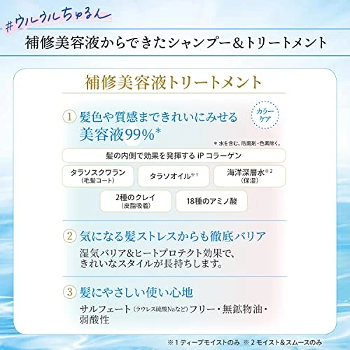 KOSE Jurème iP Thalasso Repair Repair Serum Treatment (Moist & Smooth) 480mL