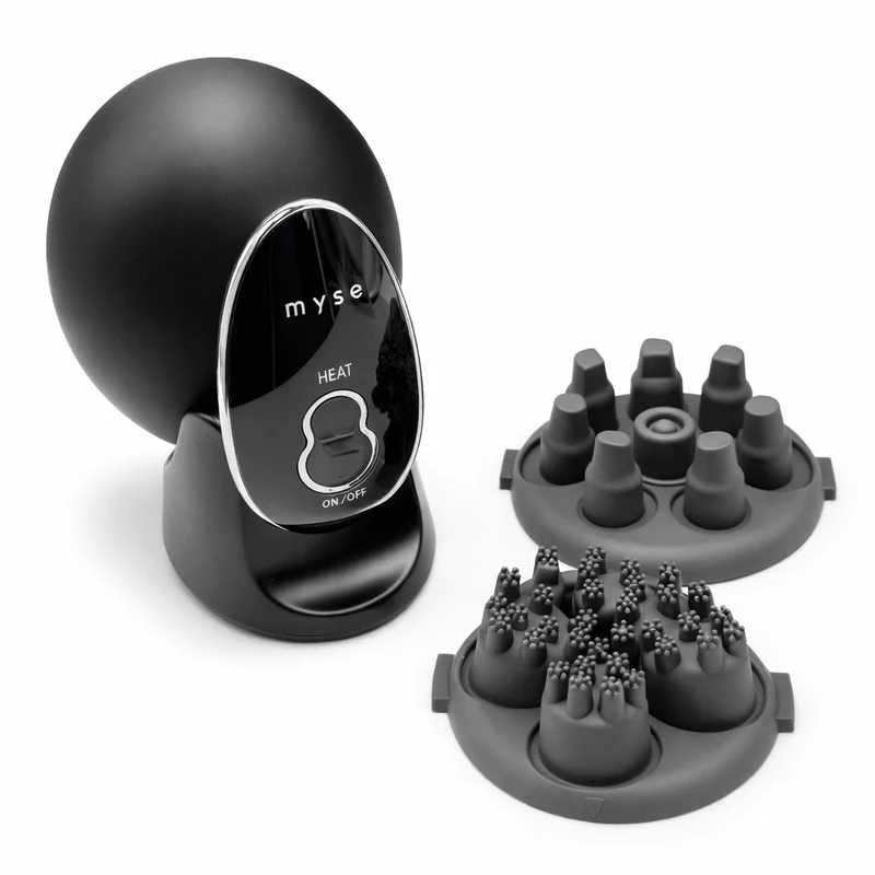 YA-MAN Electric Scalp Brush mysé Head Spa Lift for MEN Black