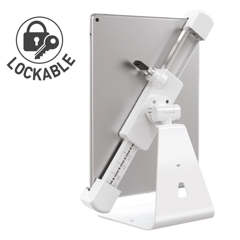 Barkan 7–14" Anti-Theft Tablet Desk Stand with 360° Rotation Swivel Tilt