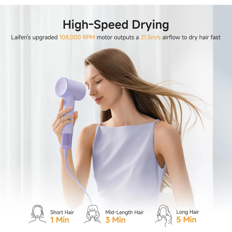 Laifen SE 2 High Speed Hair Dryer (Pastel Purple)
