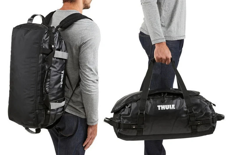 Thule Chasm 40L/56cm Duffel/Backpack Handbag Carry Travel Gym Storage Bag in Black