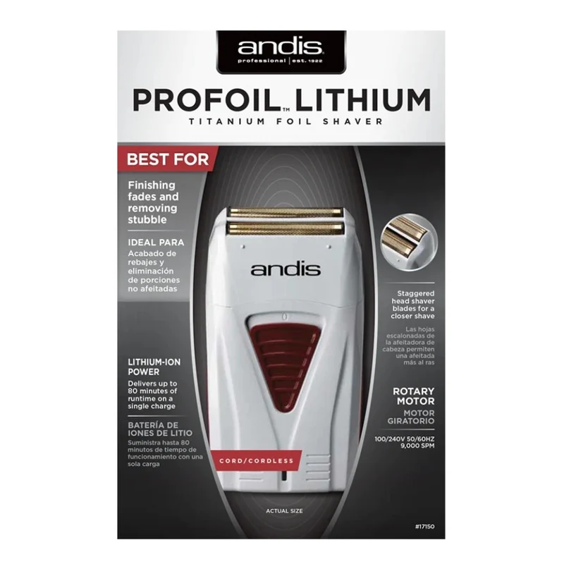 Rasoir sans fil "ProFoil Lithium Titanium Foil Shaver"