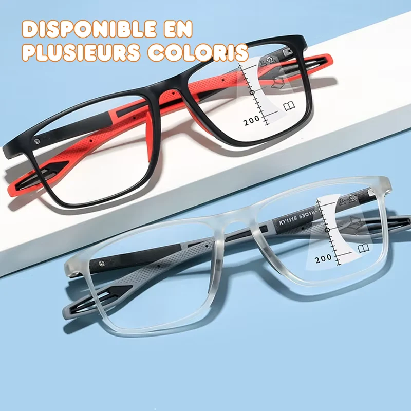 Lunettes de lecture Anti-lumière bleue - progressives et ultralégères