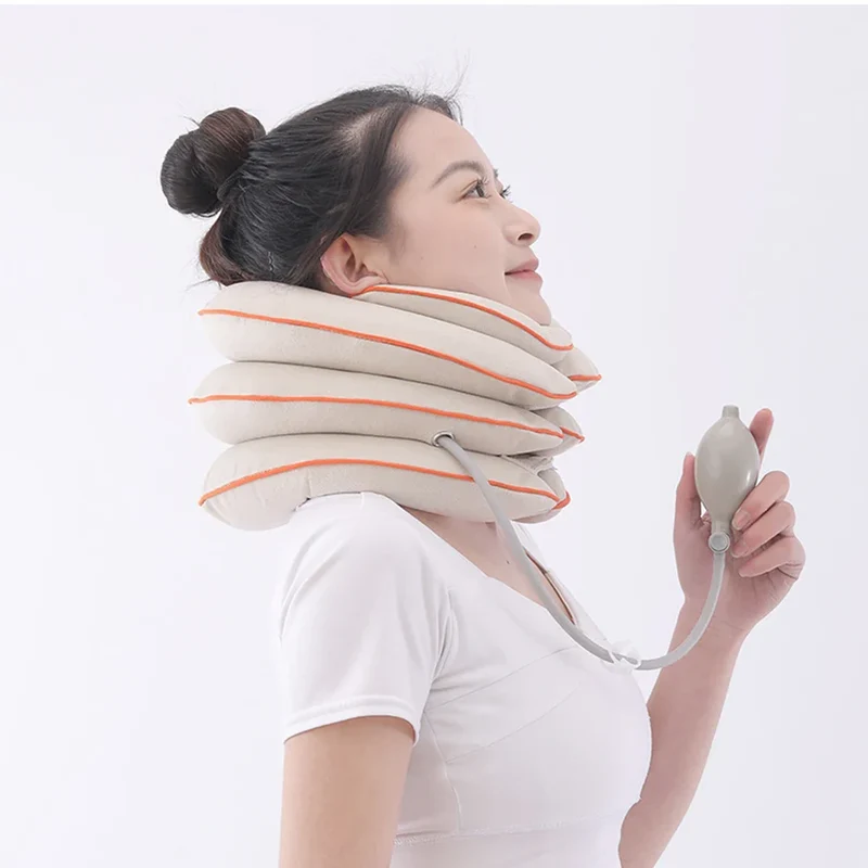 Coussin Cervical Gonflable pour Soulager les Douleurs