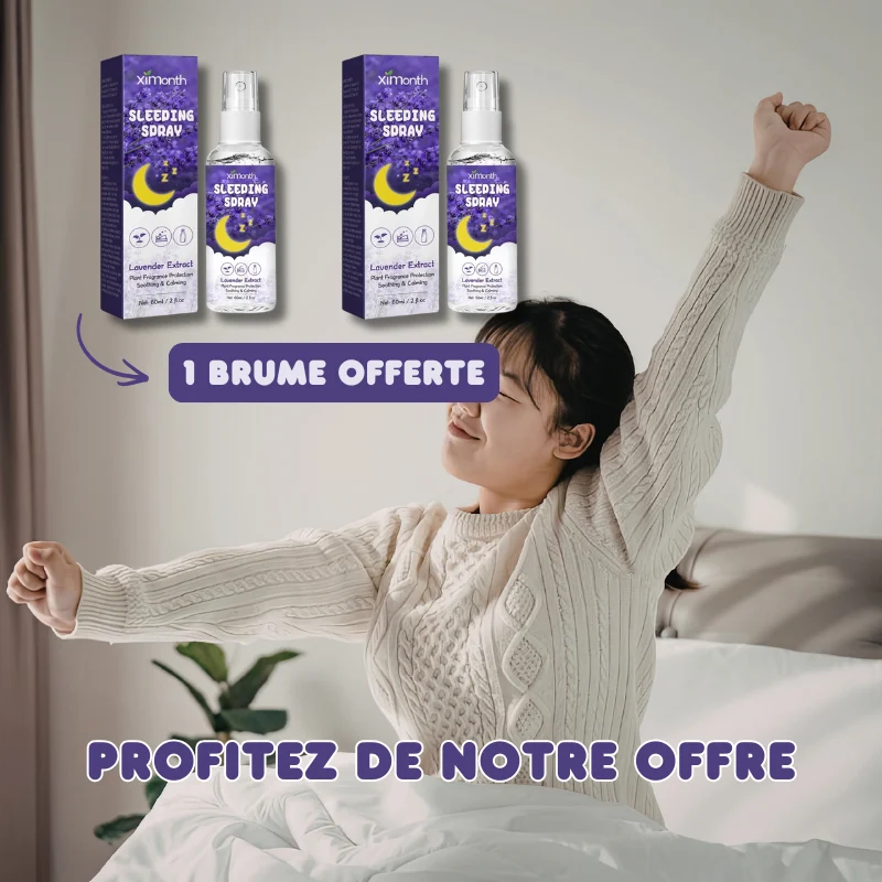 Brume d'Oreiller Nuit Paisible & Relaxation à la Lavande - 1 OFFERTE