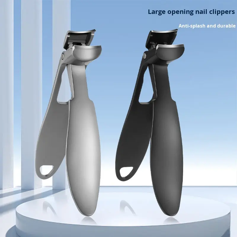 SafeClipper - Set di Forbici per Unghie Ergonomico con Manico Sicuro in Acciaio Inossidabile
